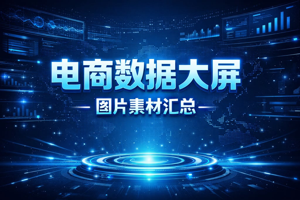 高清图片！电商数据大屏 图片，素材汇总